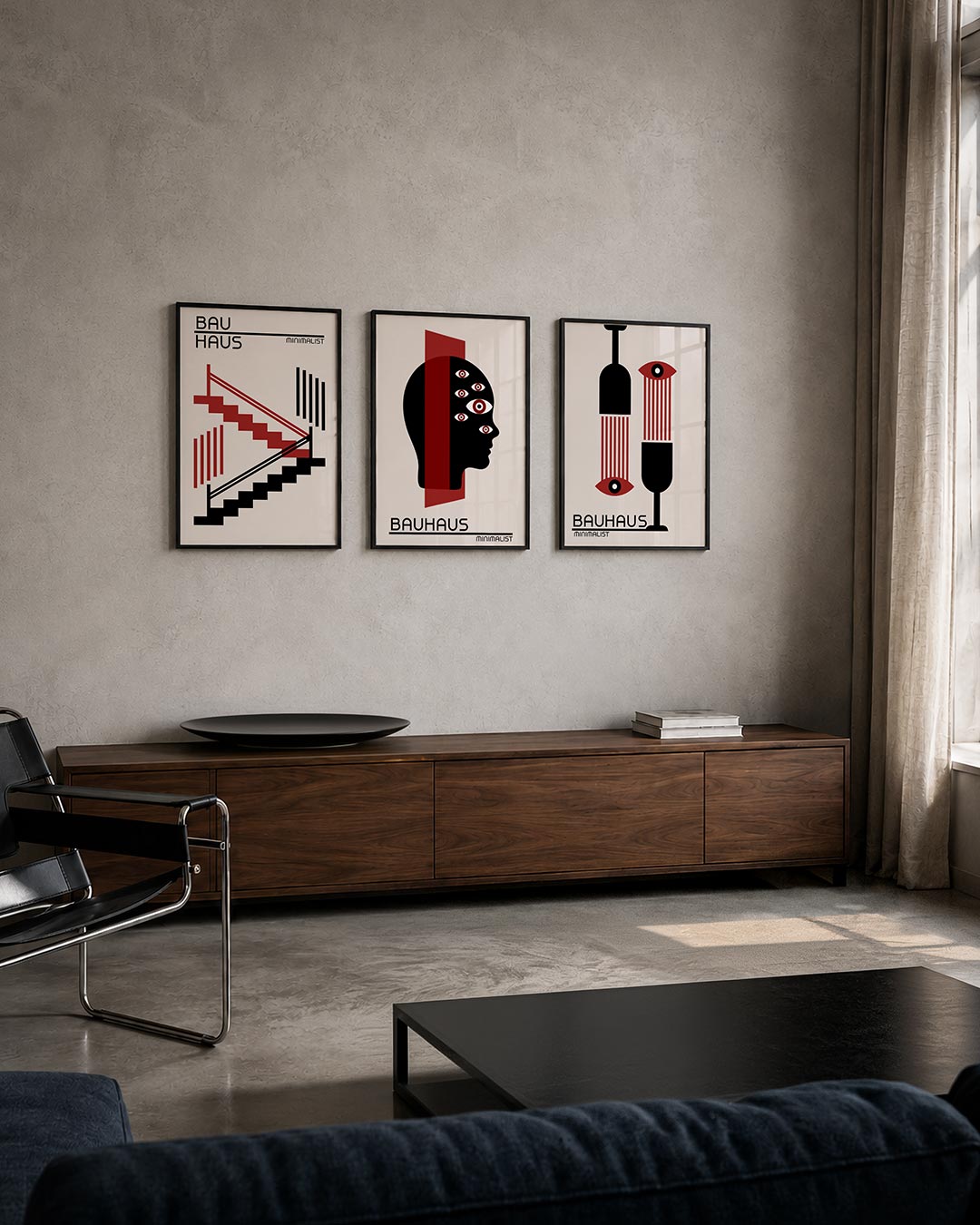 Trapvormen en lijnen Posterset