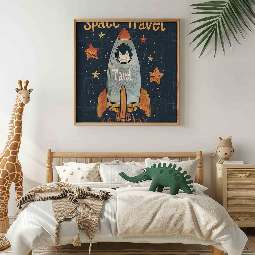 Ruimtevaart kat Poster