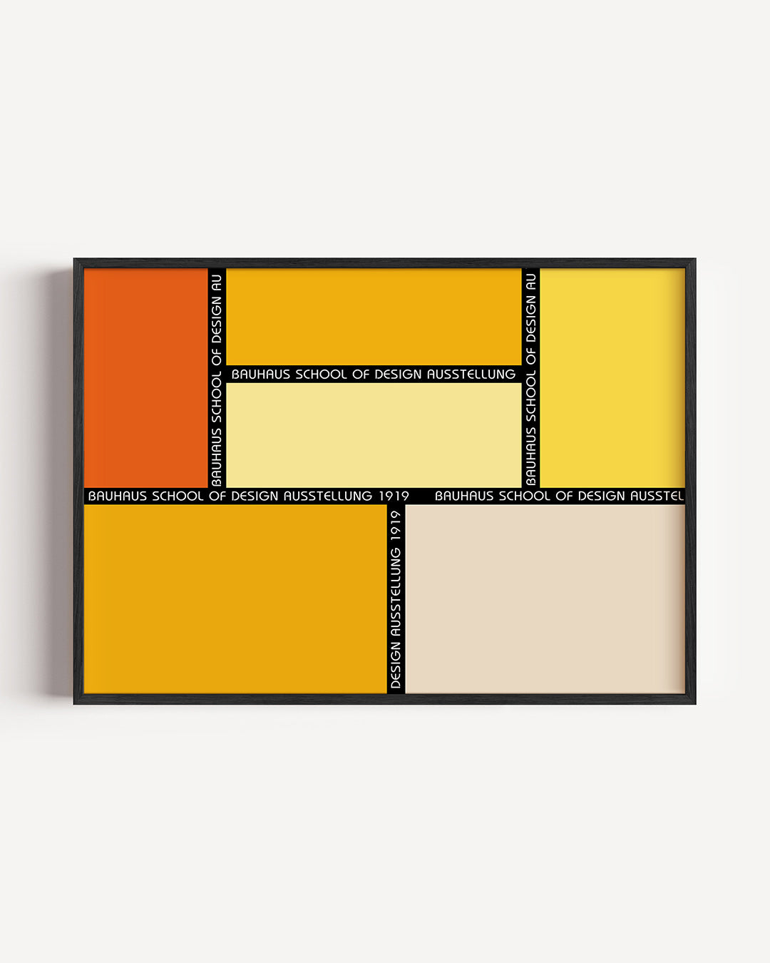 Vlakverdeling en kleur Poster