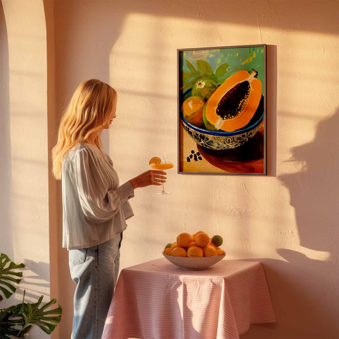 Tropisch Fruit Stilleven Poster-WallArtistic