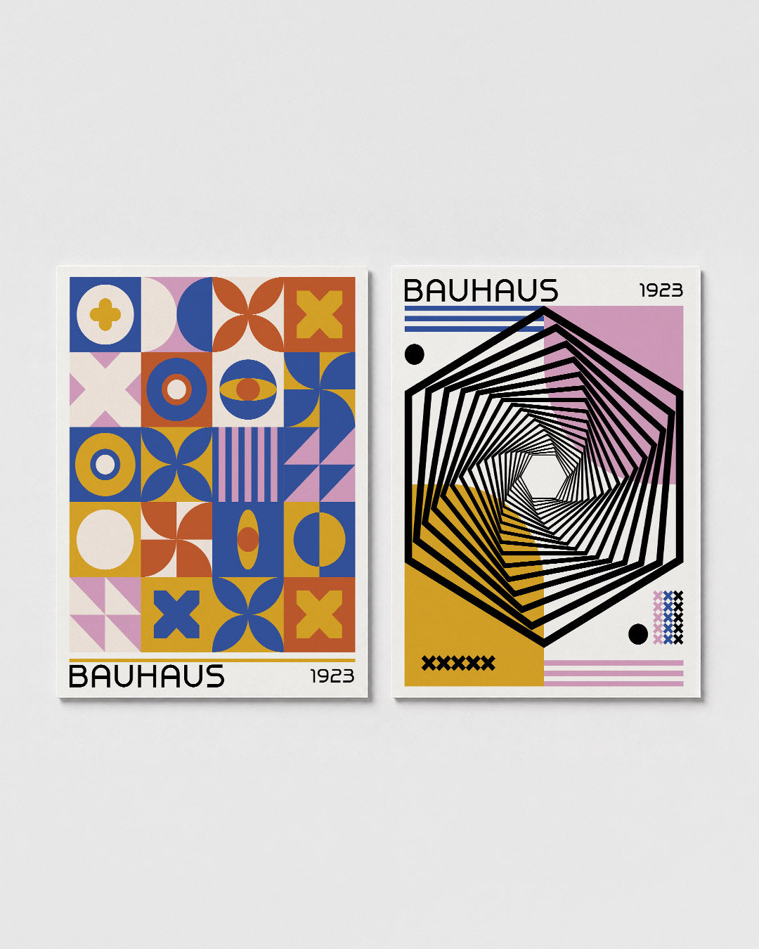 Vormen en vlakken Posterset