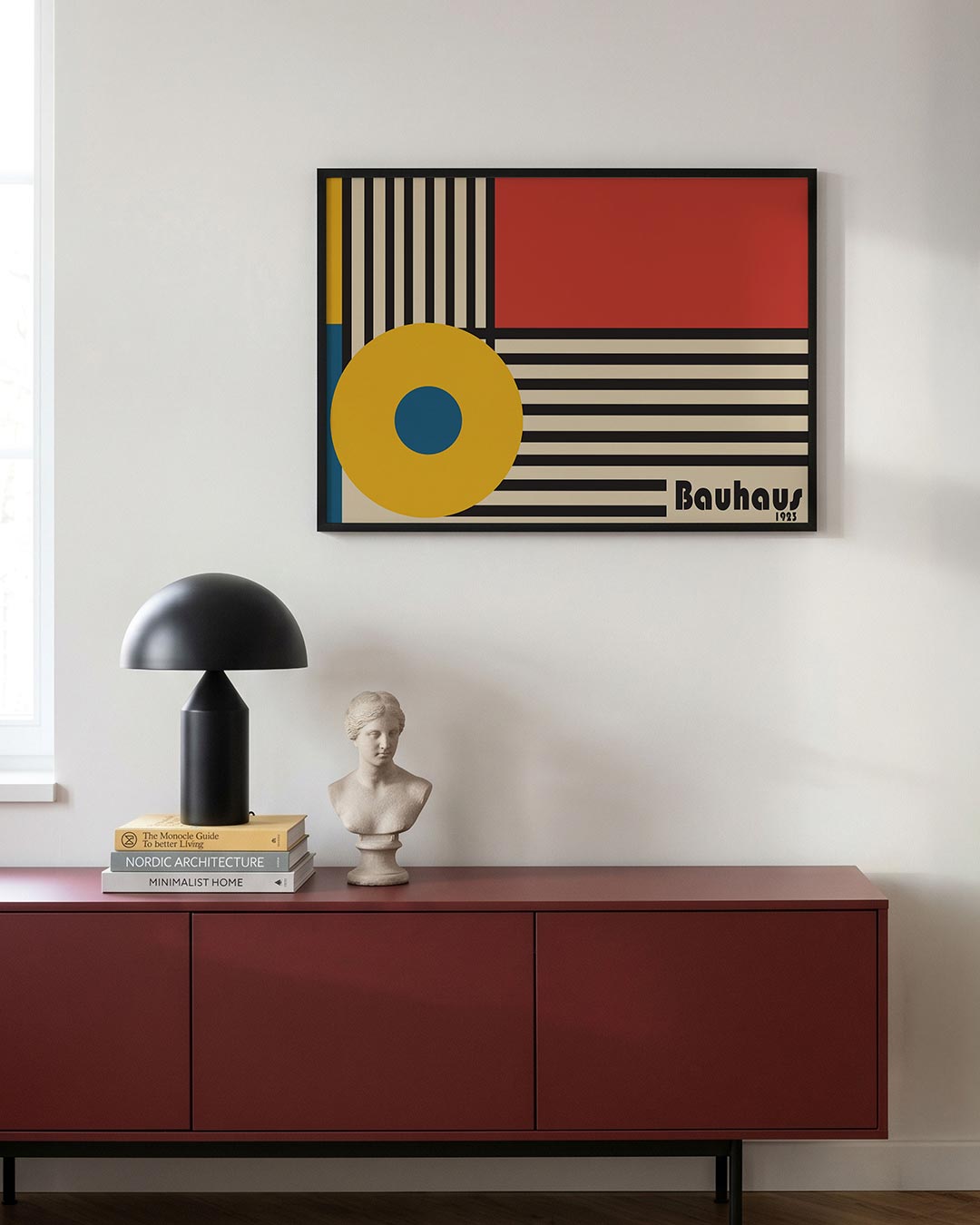 Lijnen en kleurvlakken Poster