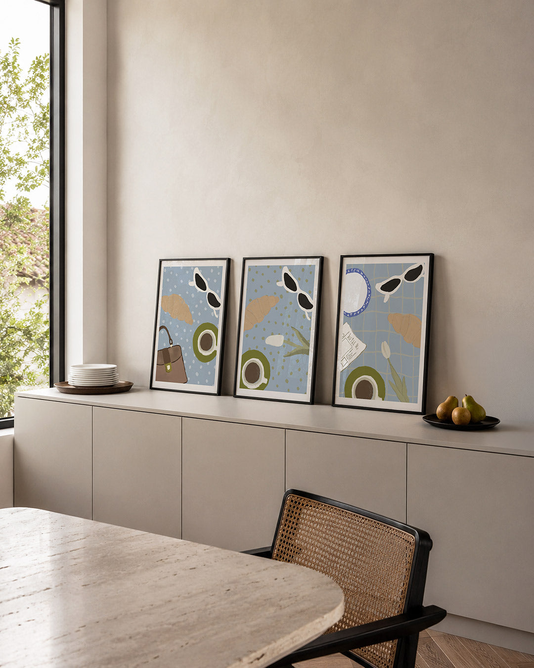 Ontbijt en accessoires Posterset