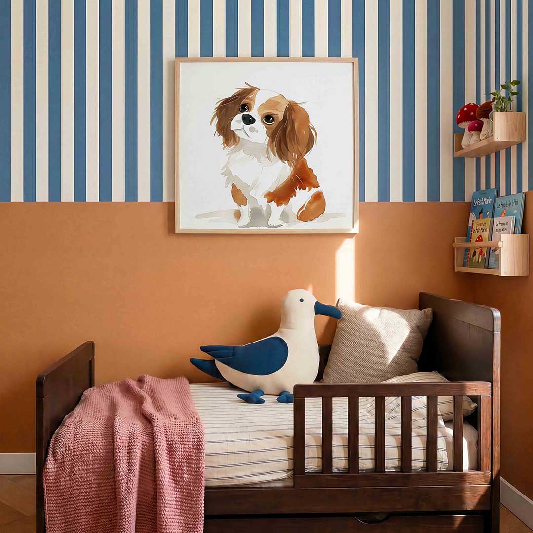 Hond met bruine vlekken Poster