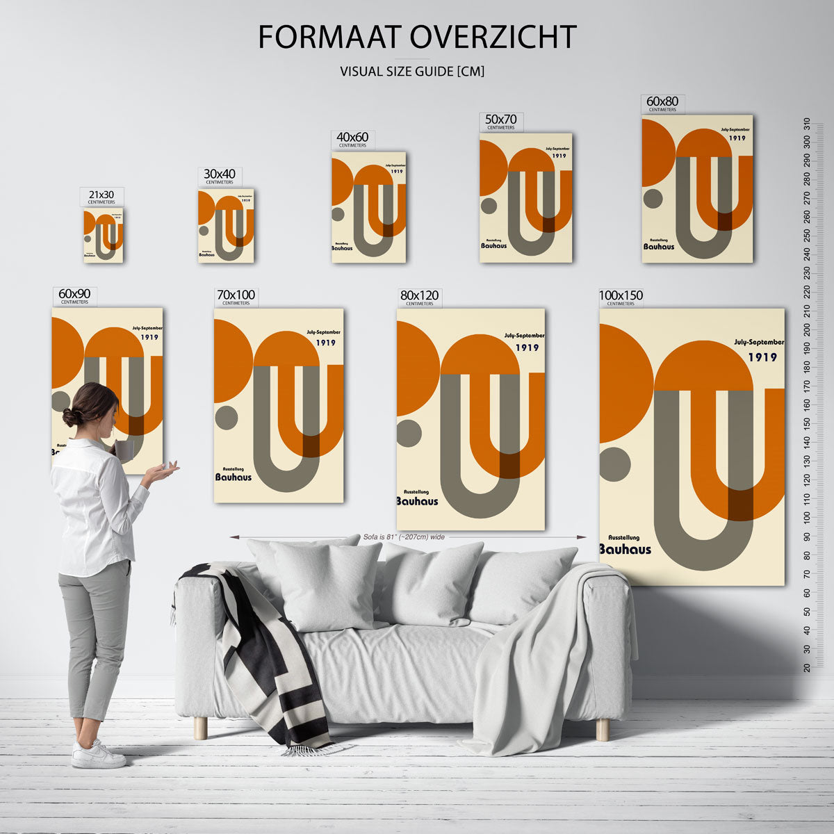 Vorm en kleur Poster