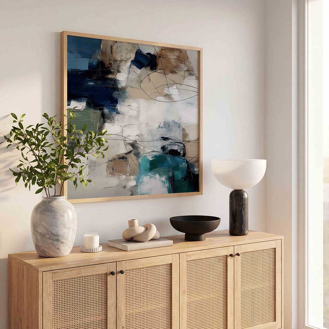 Abstracte vormen Poster