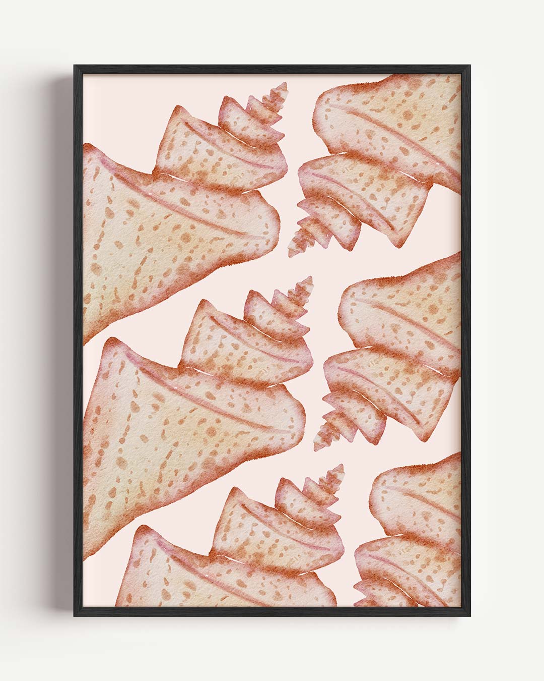 Lila Schelpen Poster-WallArtistic
