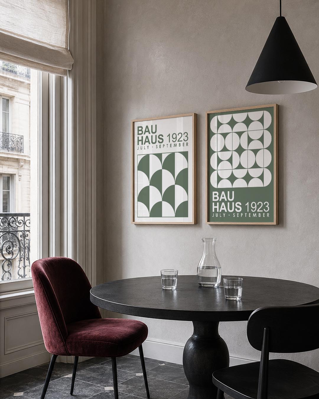 Boogvormen en lijnen Posterset