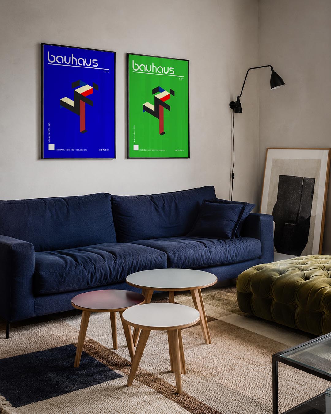 Kleurrijke vormen Posterset