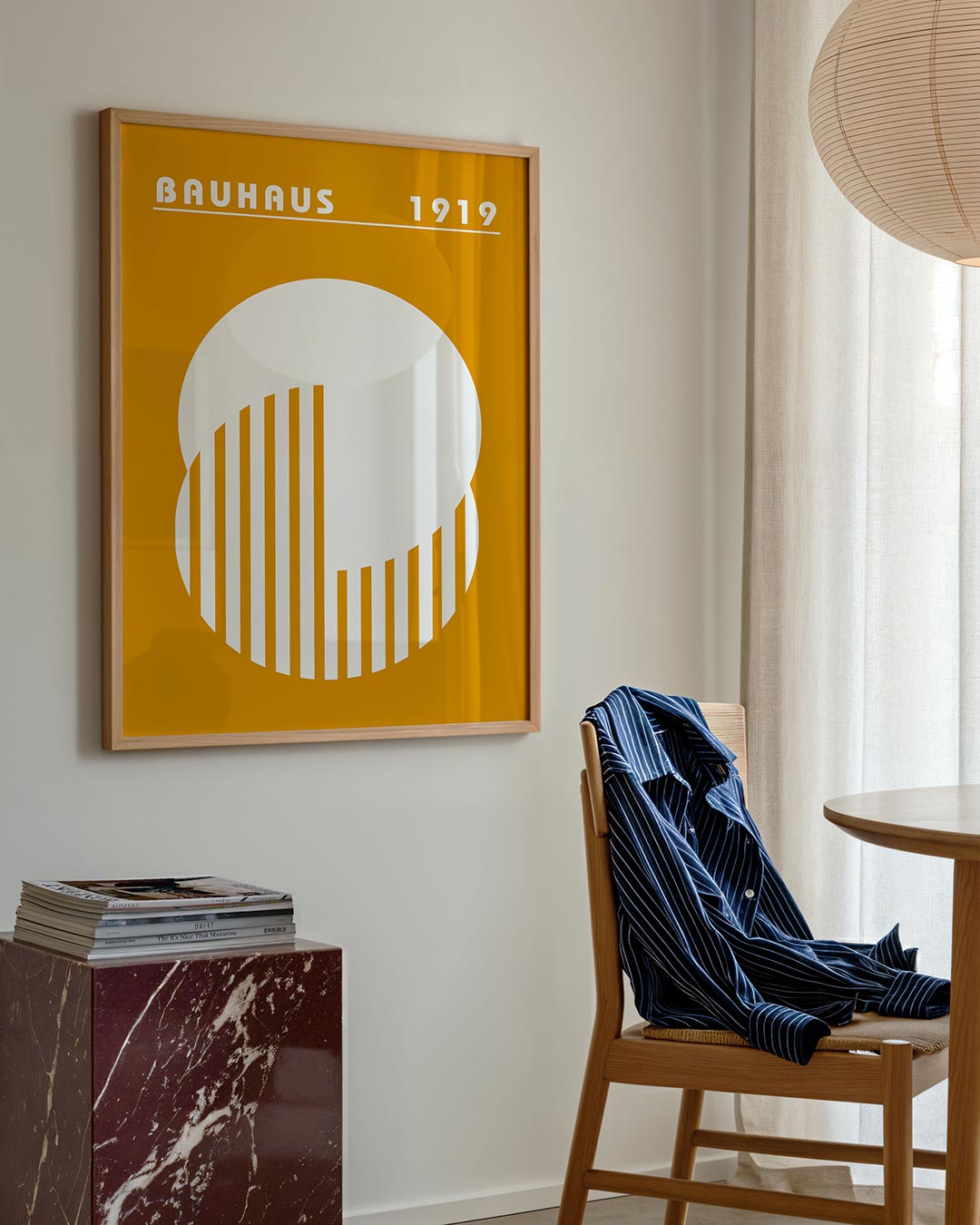 Cirkel en lijnen Poster