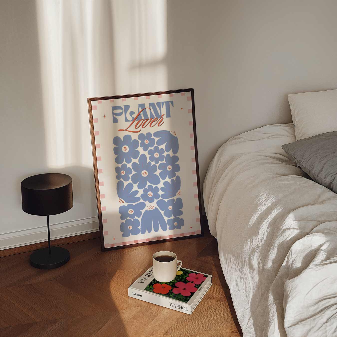 Bloemenliefhebber Poster-WallArtistic