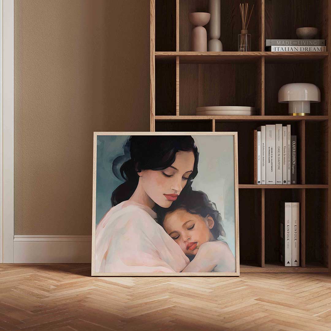 Moeder en kind Poster