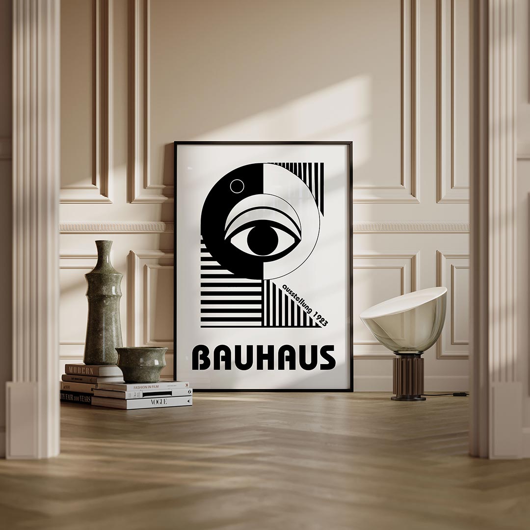 Oog en lijnen Poster