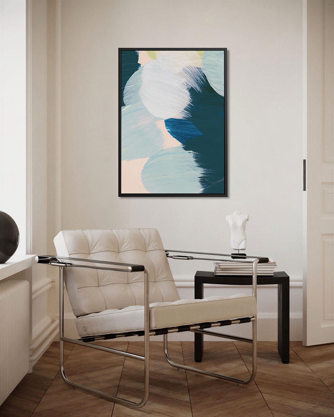Dynamische kleurvlakken Kunstwerk