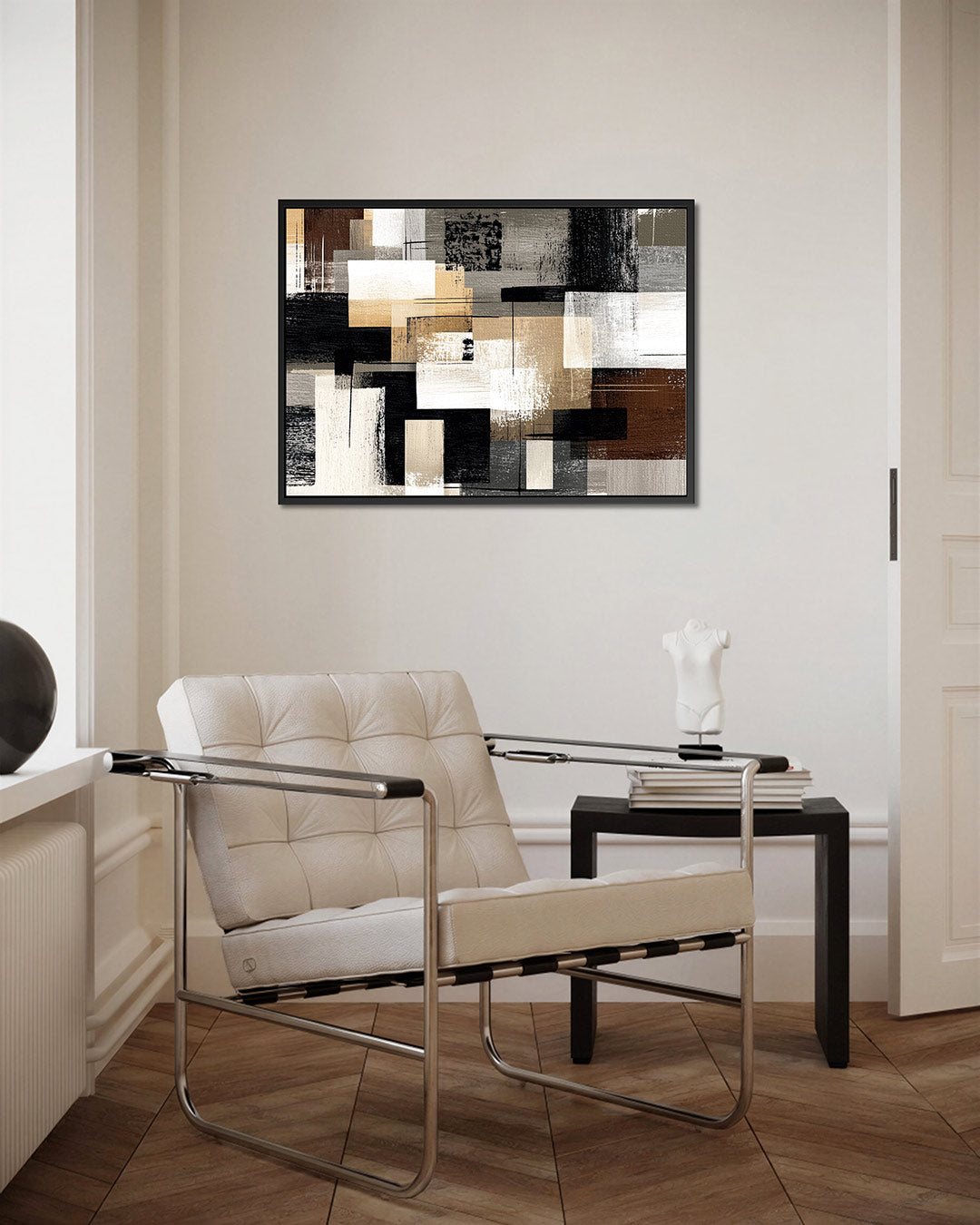 Geometrische compositie Kunstwerk