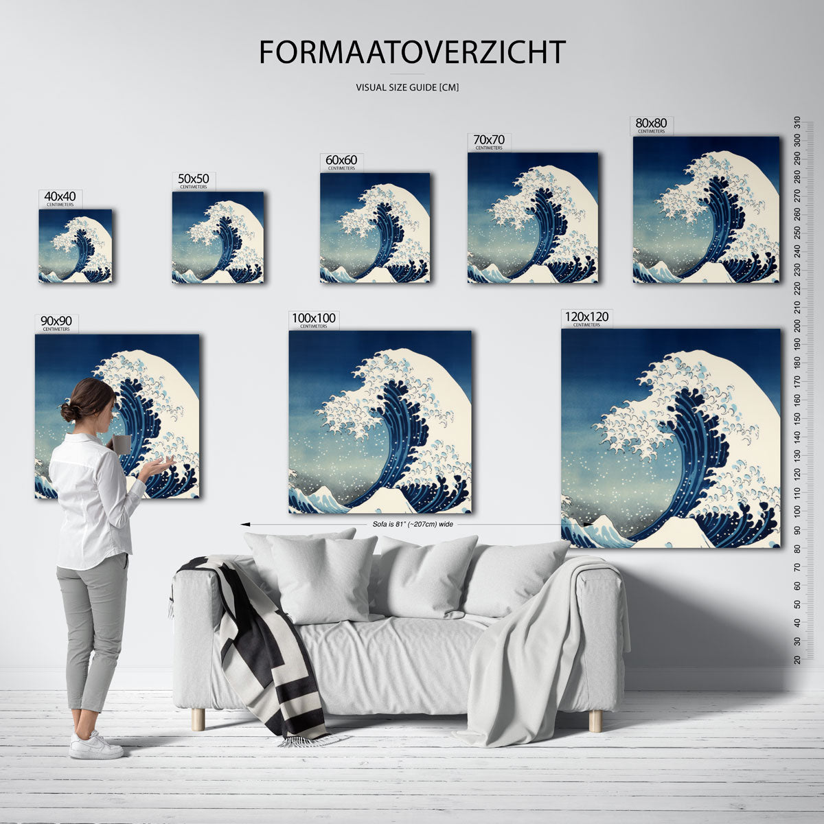 Grote golf Poster