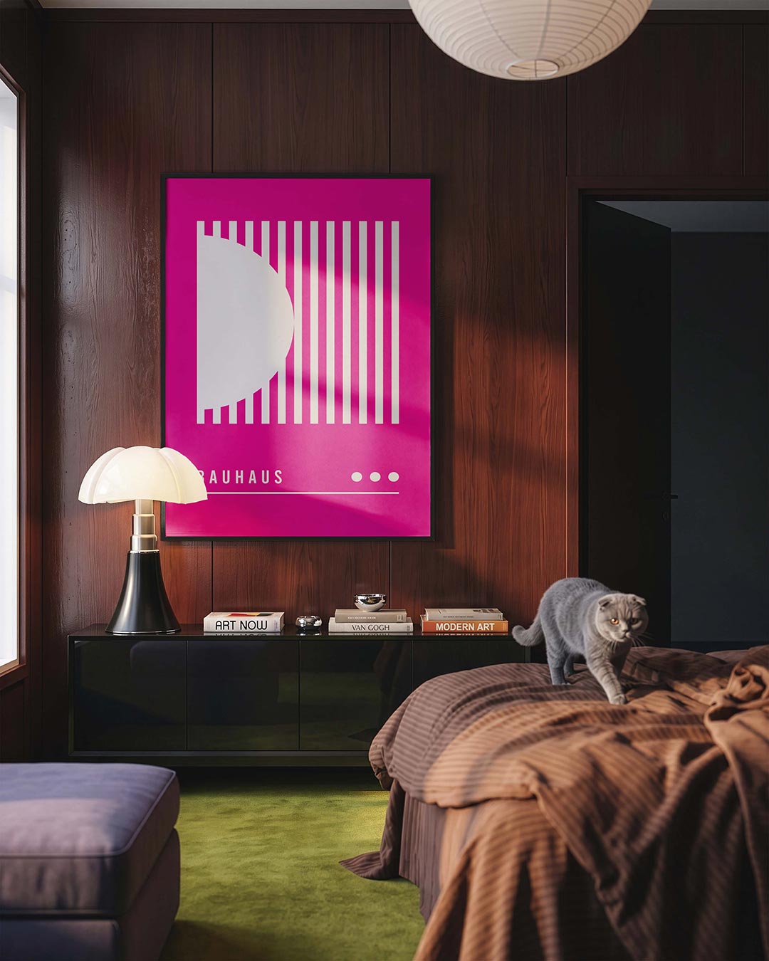 Lijnen en vlakken Poster