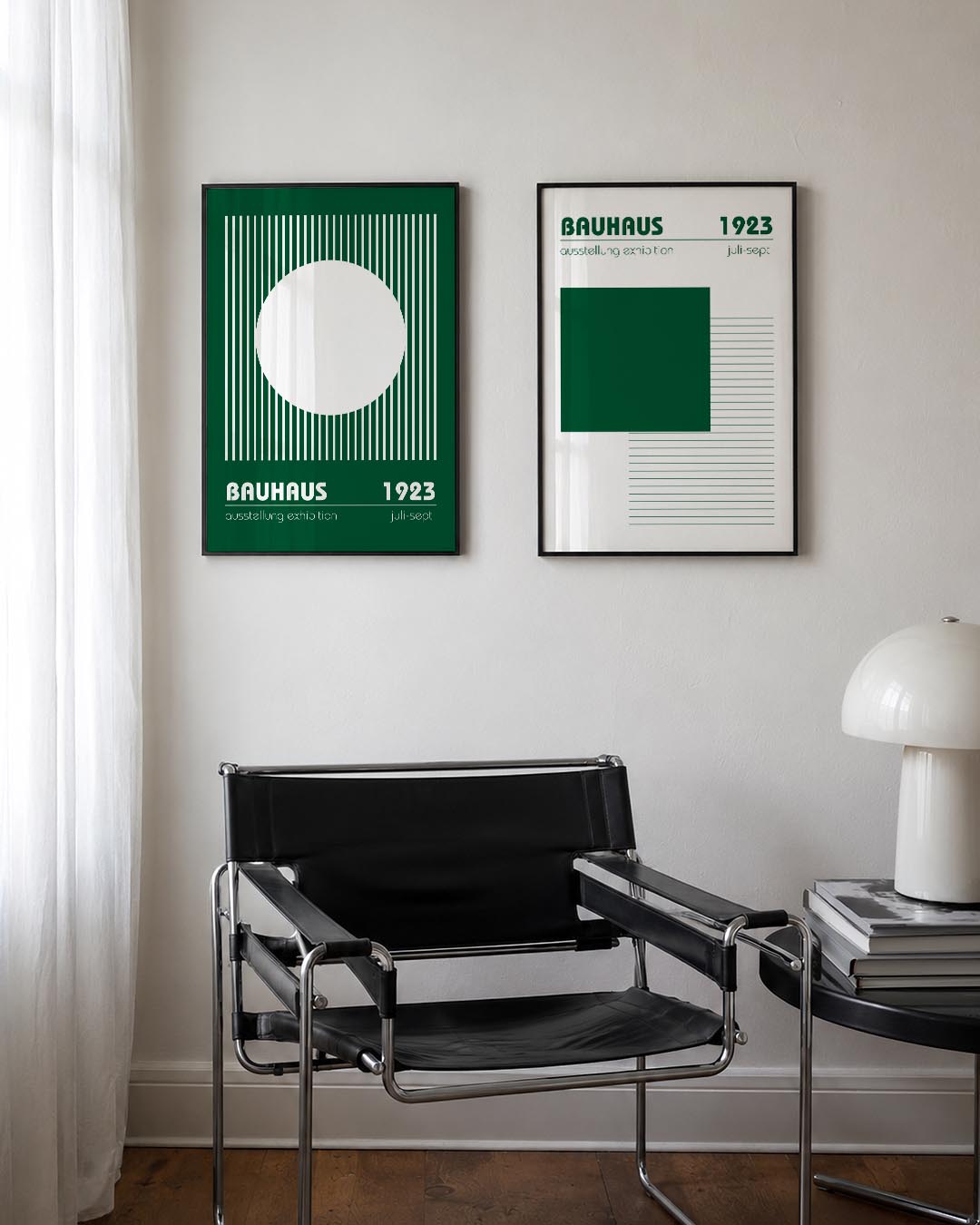 Lijnen en cirkel Posterset
