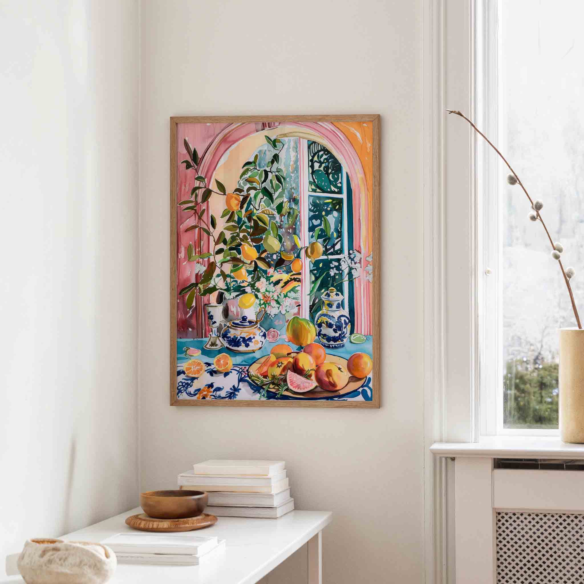 Citrus en keramiek Poster