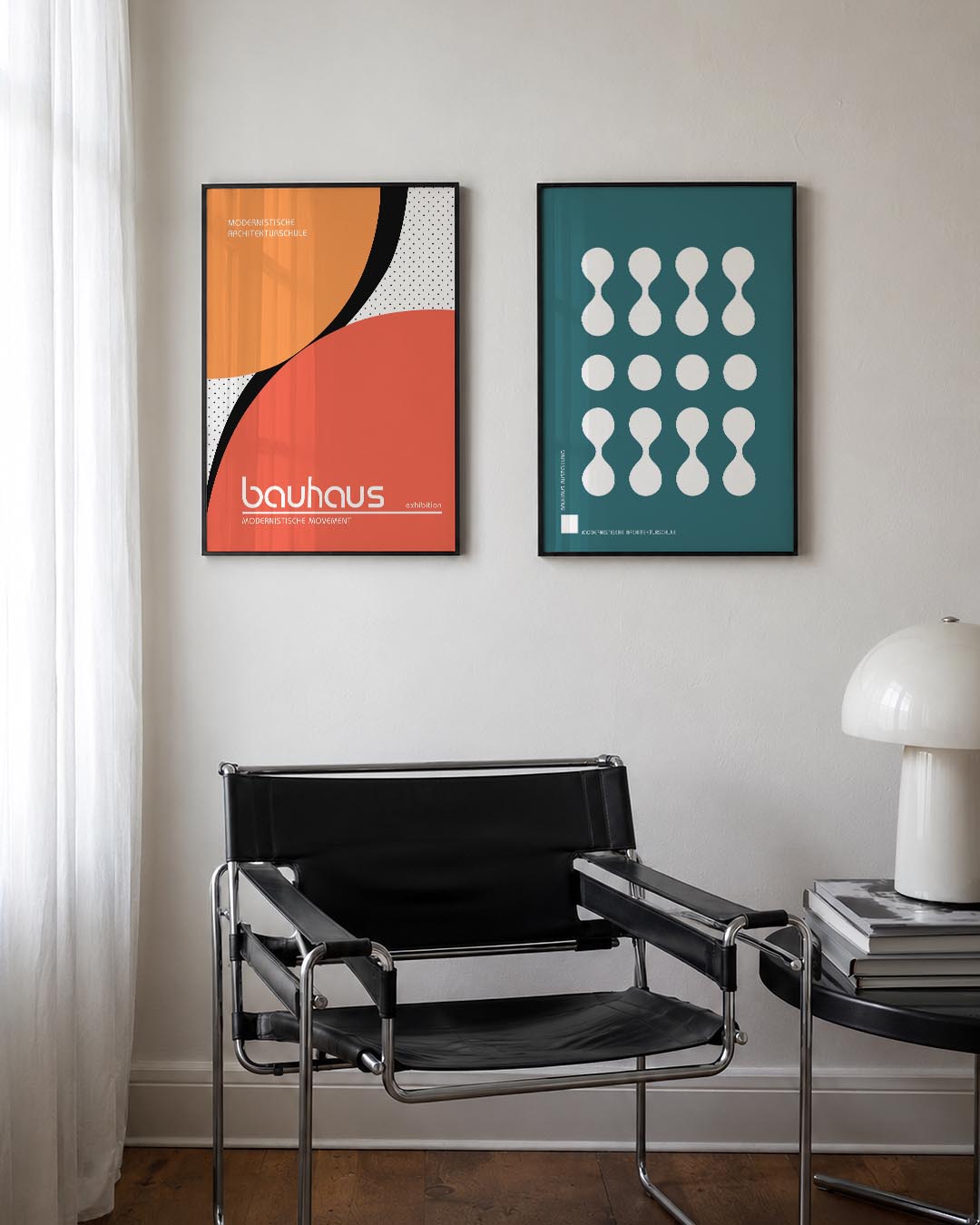 Vorm en kleurenspel Posterset