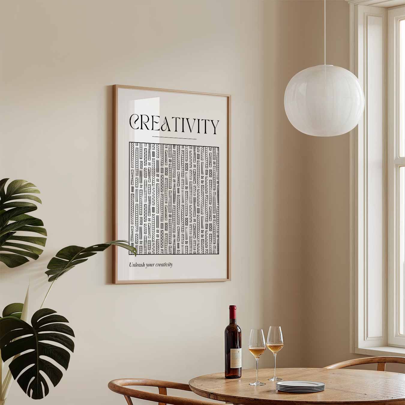 Creativiteit Ontketend Poster-WallArtistic