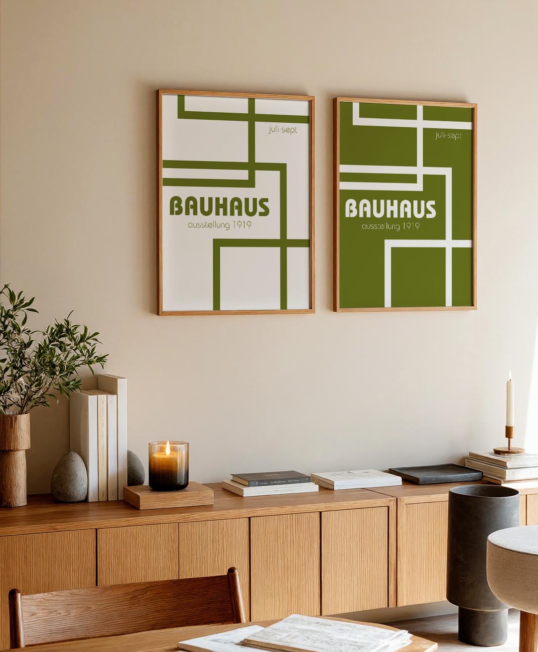 Lijnen en vlakken Posterset