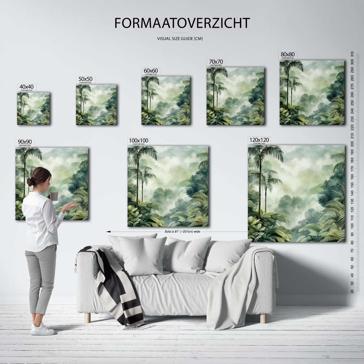 Tropische bomen Poster