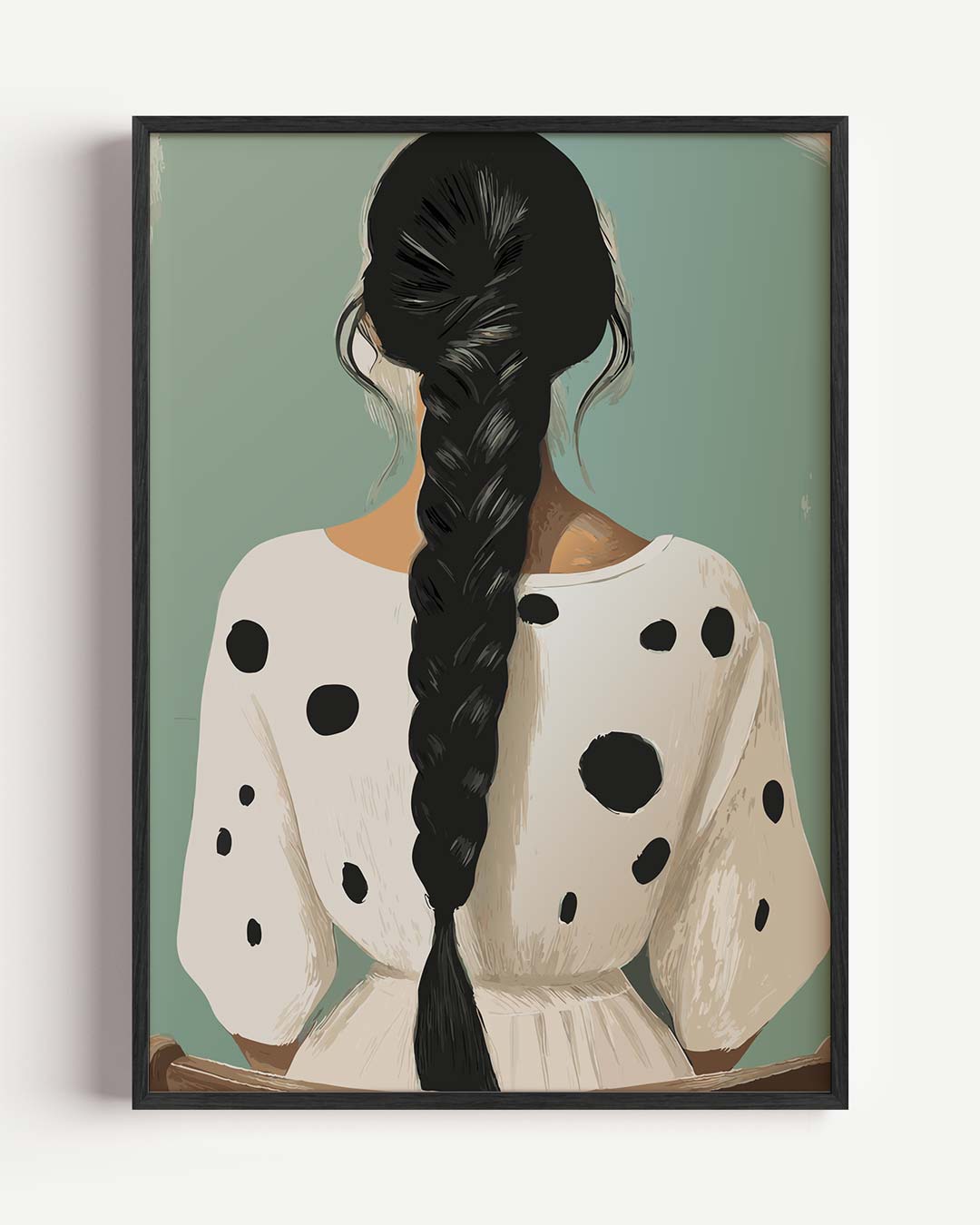 Elegante Vlechtposter-WallArtistic