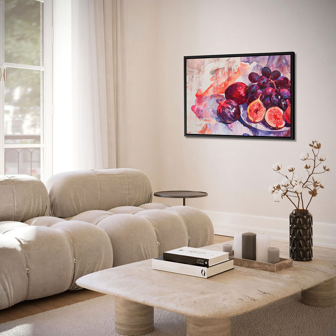 Fruit en kleuren Kunstwerk
