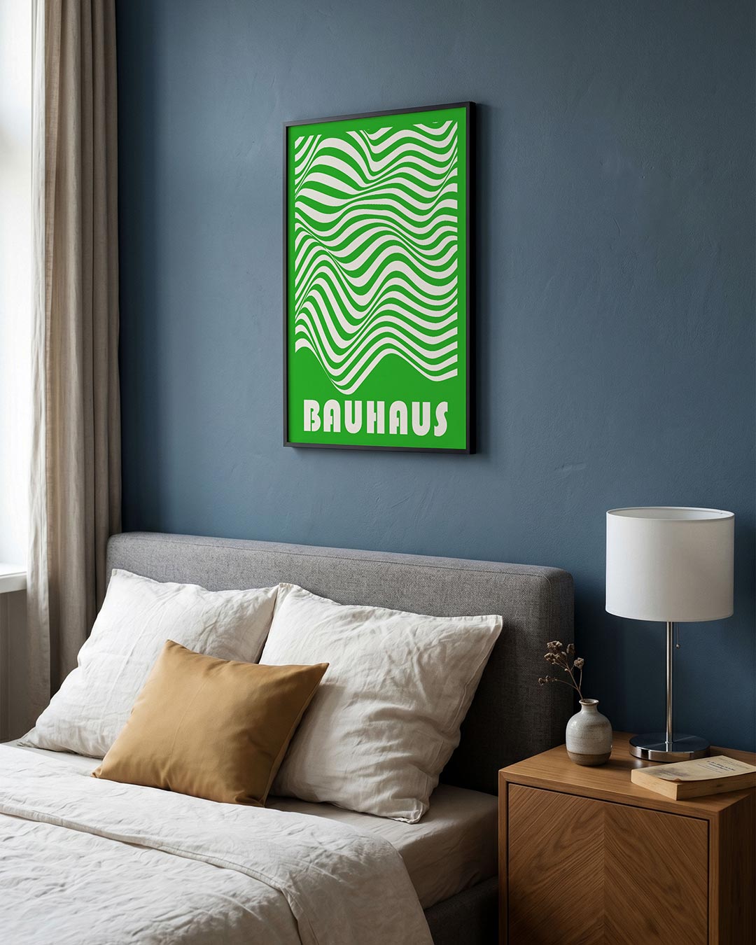 Golvend lijnenspel Poster