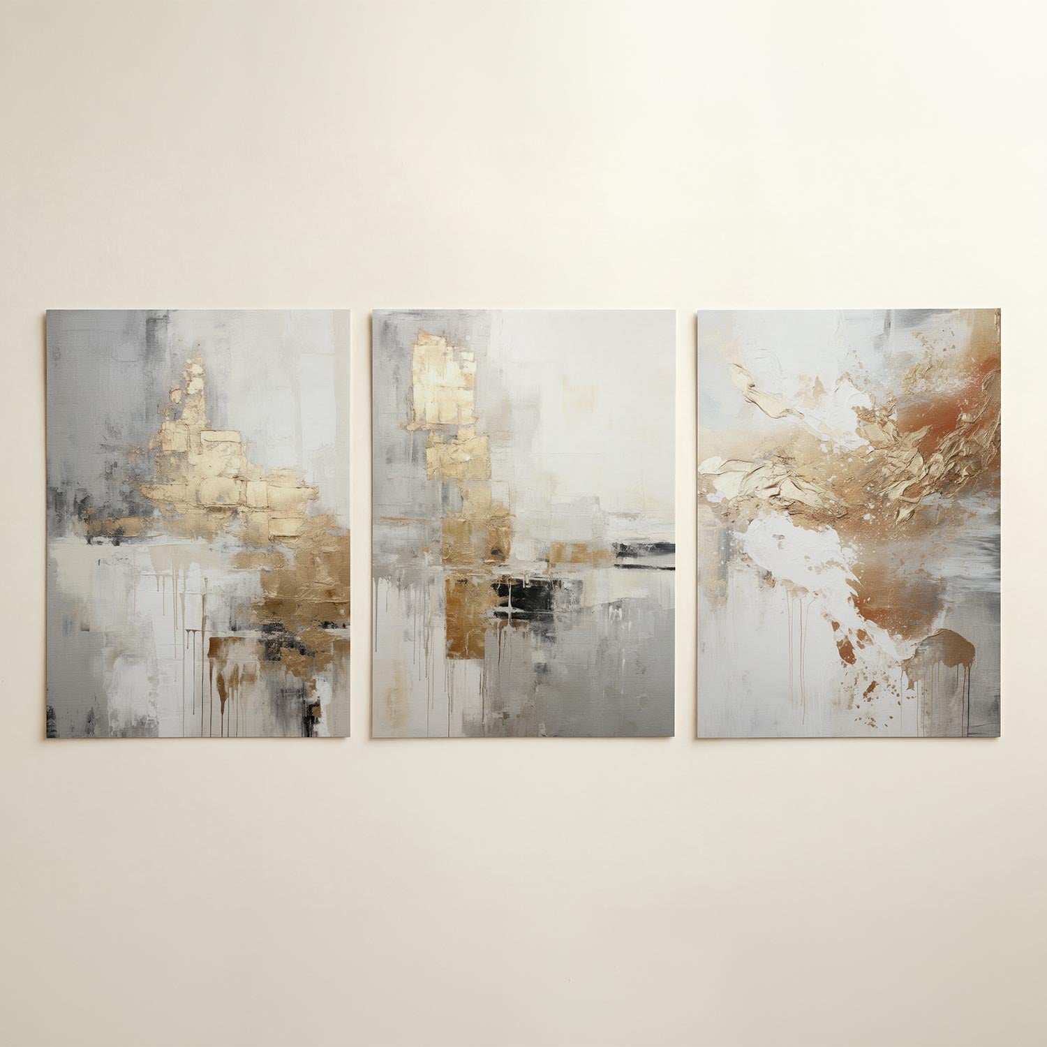 Gouden textuur Posterset