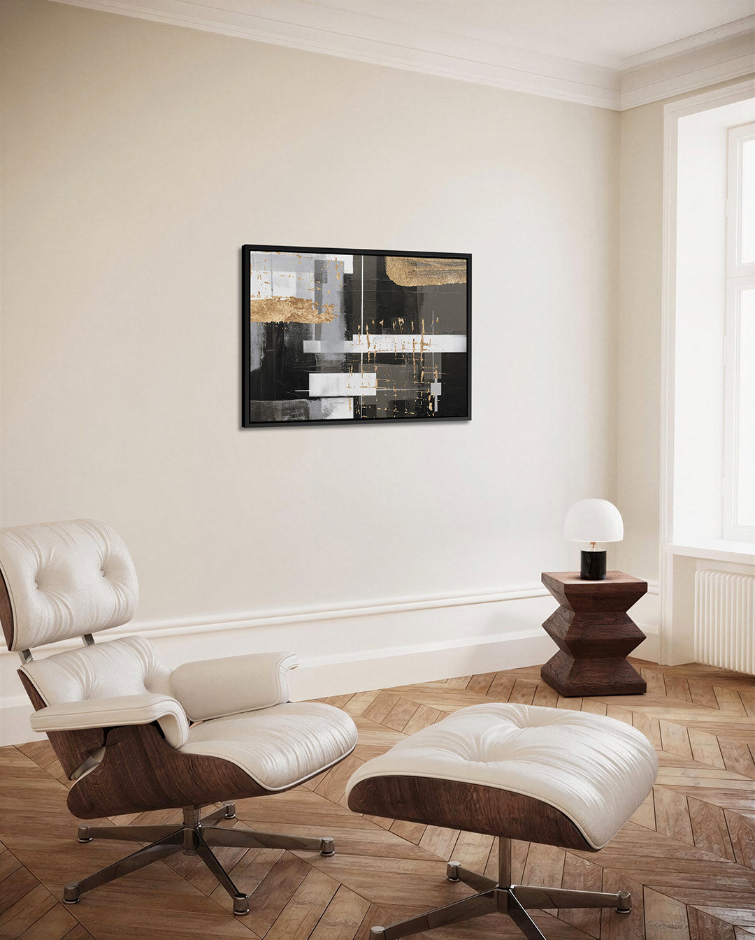Gelaagde compositie Kunstwerk