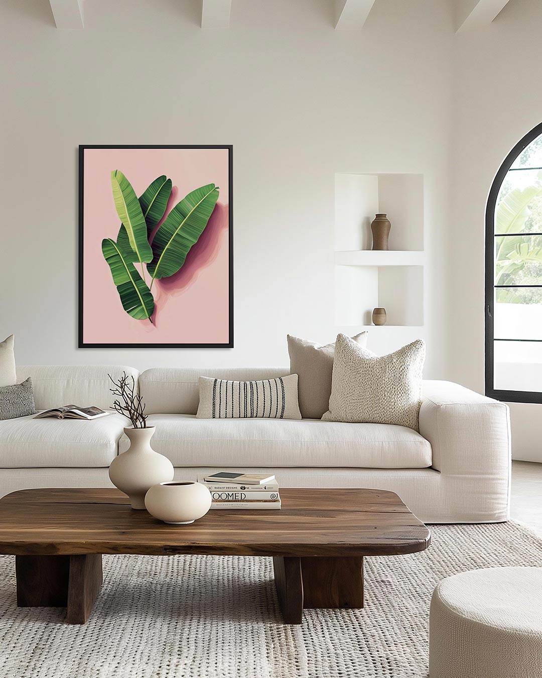 Groene bladeren Kunstwerk