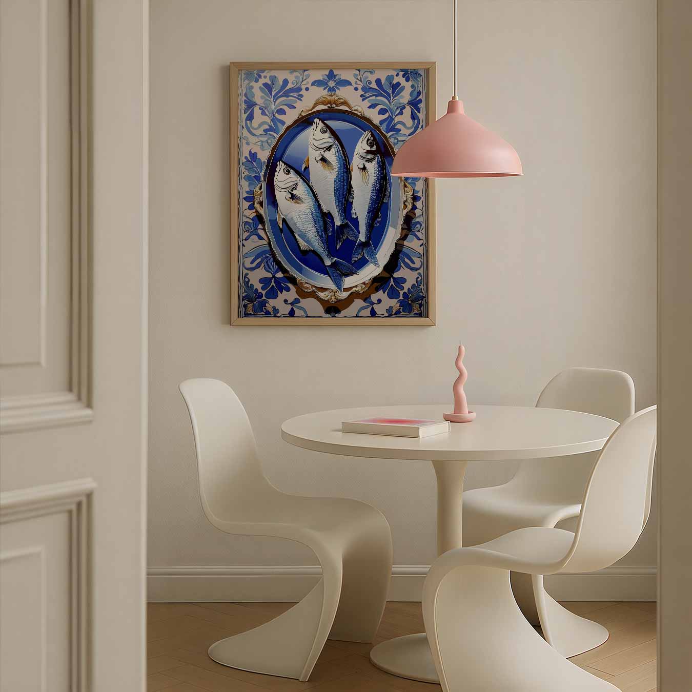 Klassieke Visservant Poster-WallArtistic