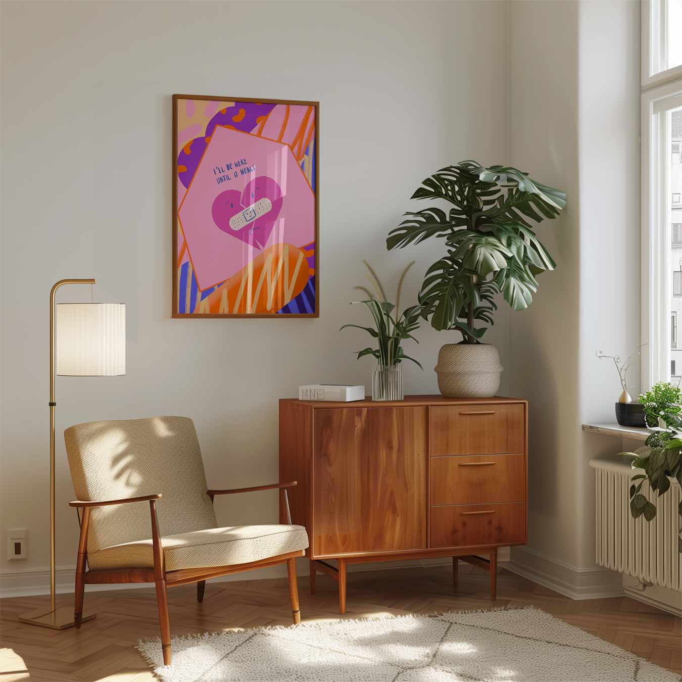 Healing Heart Poster-WallArtistic