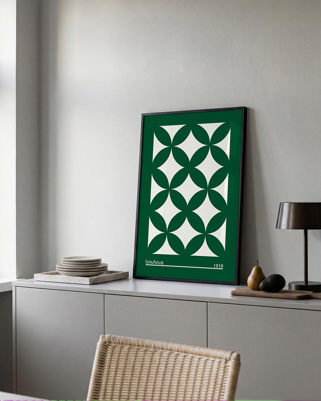 Vormritme en kleur Poster