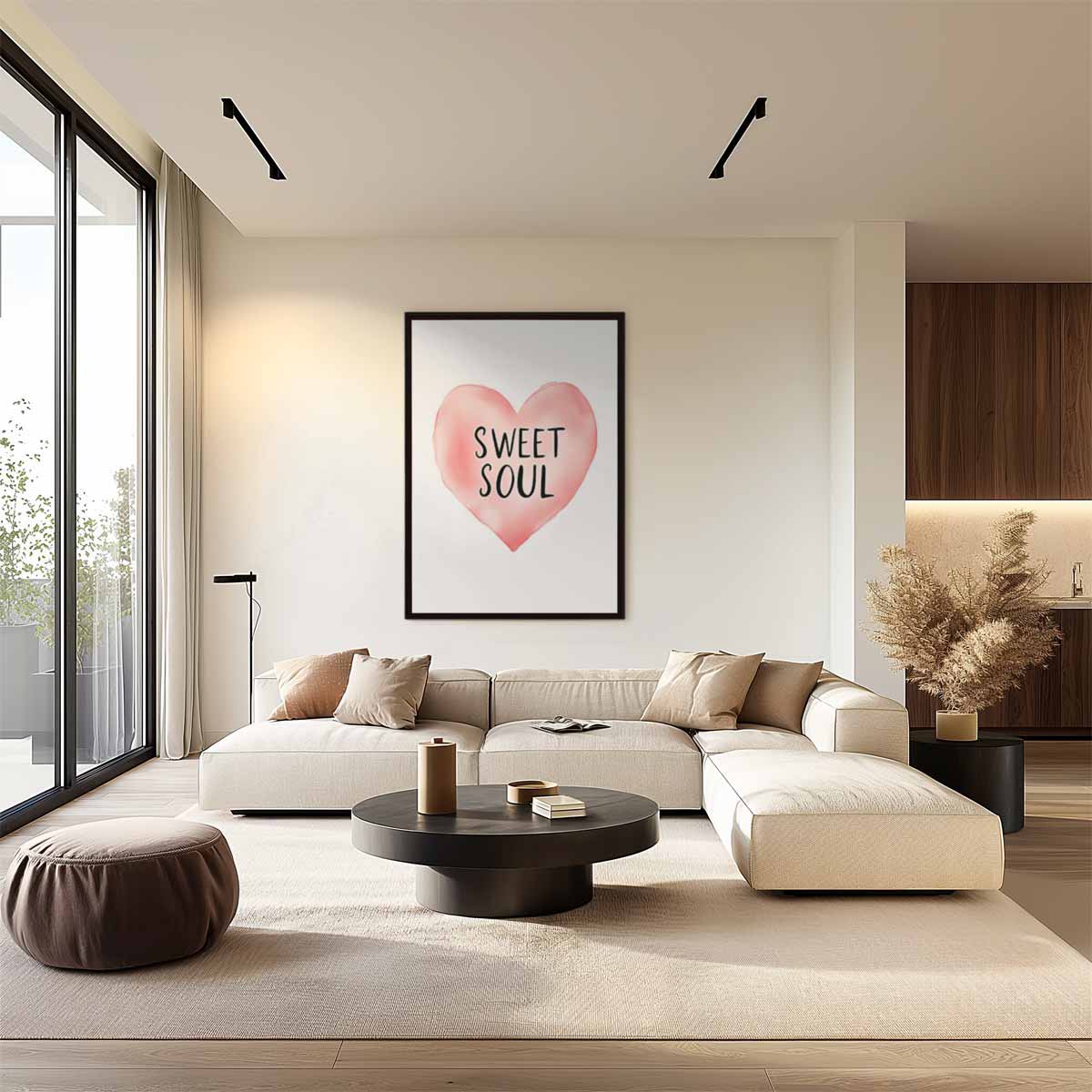 Sweet Soul Hartje Kunstwerk-canvas-dibond-plexiglas-wanddecoratie-WallArtistic