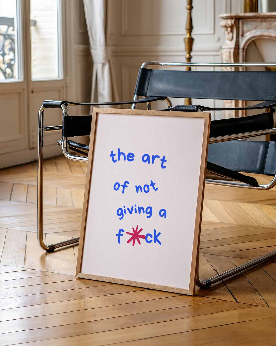 De Kunst van Loslaten Poster-WallArtistic