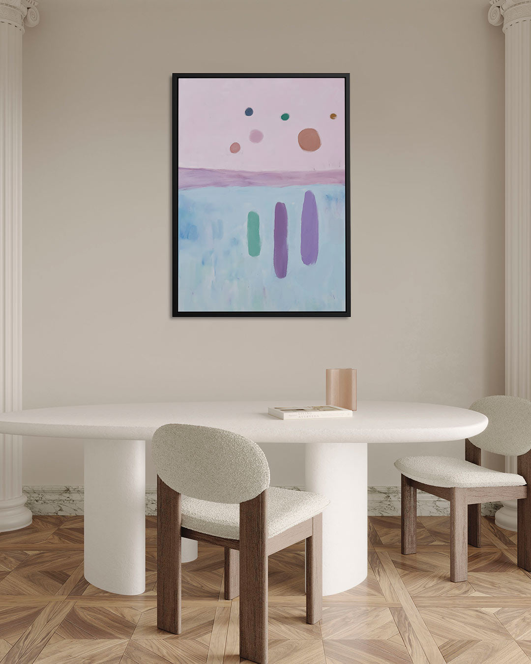 Kleurrijke vormen Kunstwerk