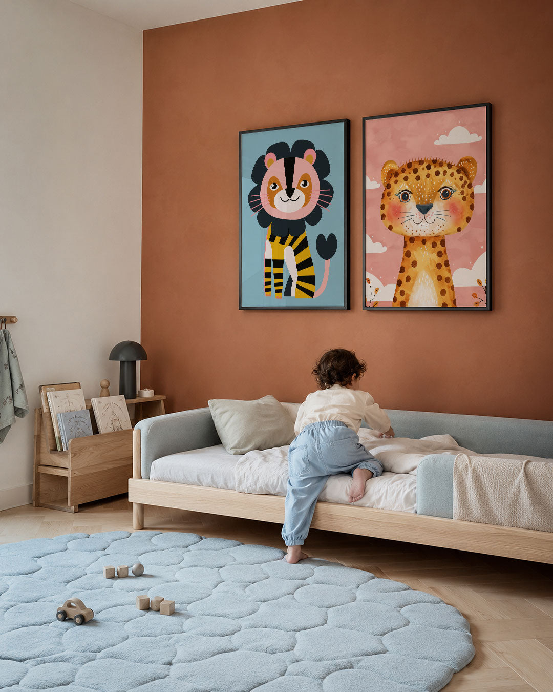Vrolijke dierenfiguur Posterset