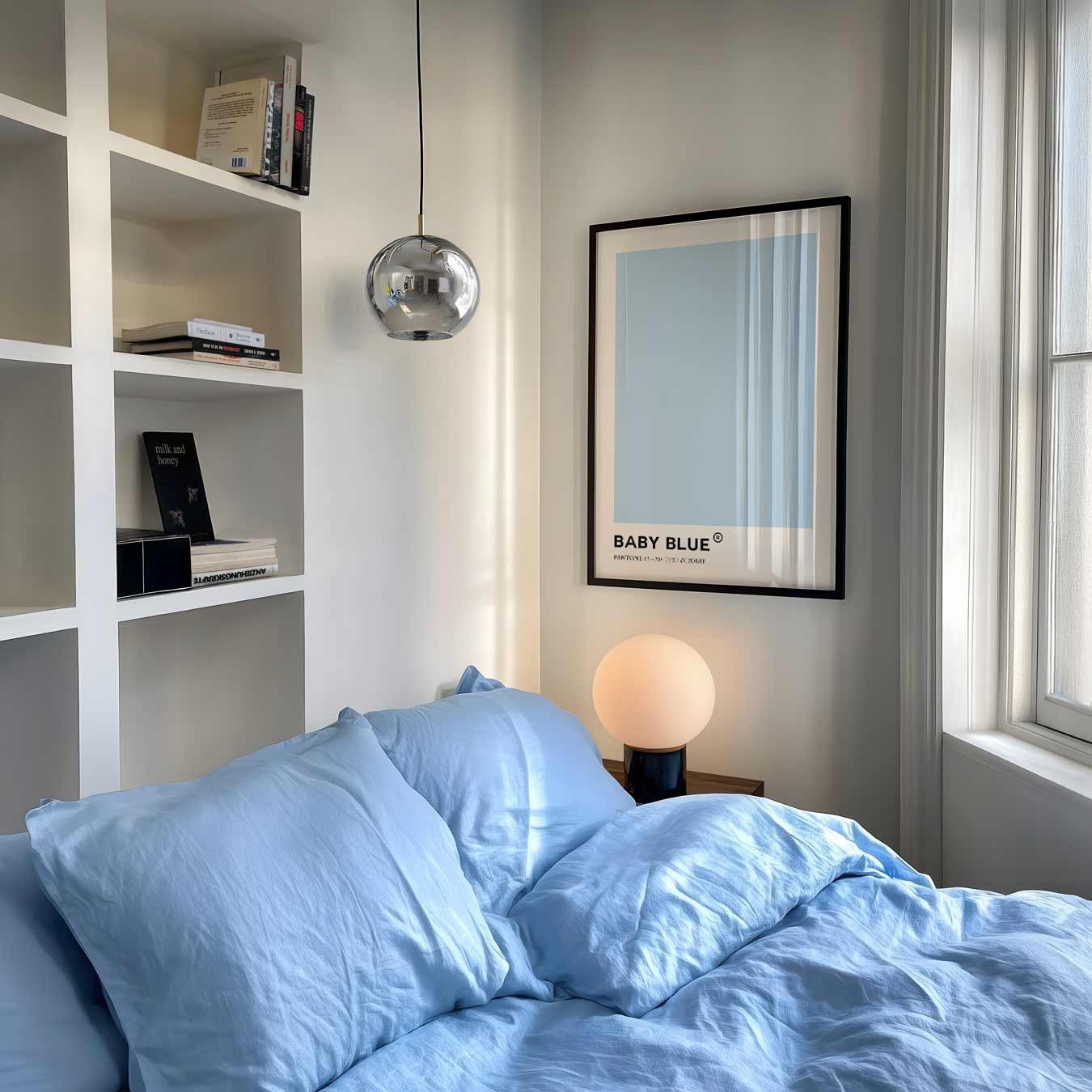 Baby Blue Pantone Poster-WallArtistic