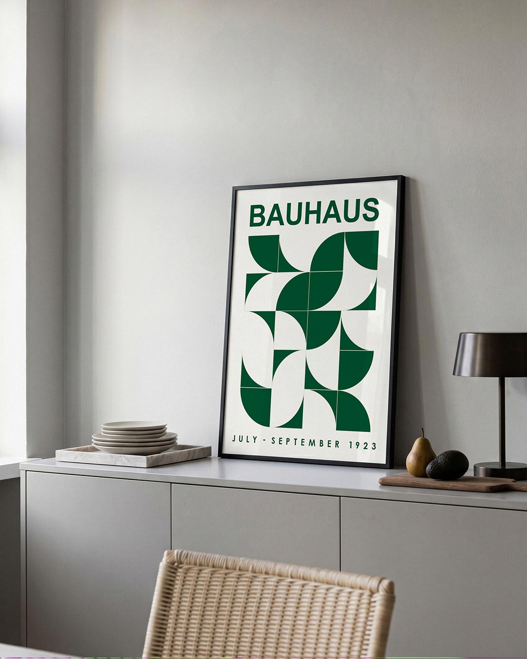 Vormritme en kleur Poster