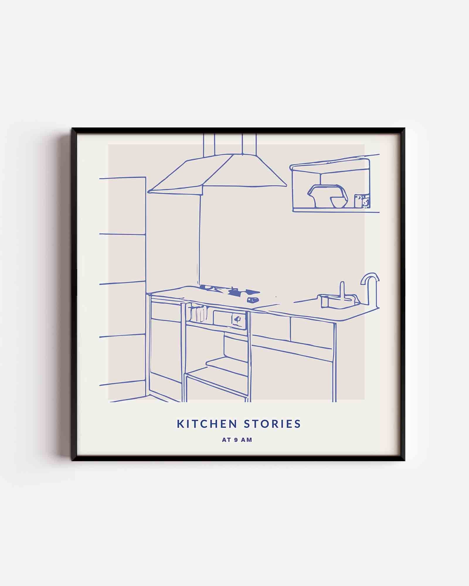 Keuken schets Poster