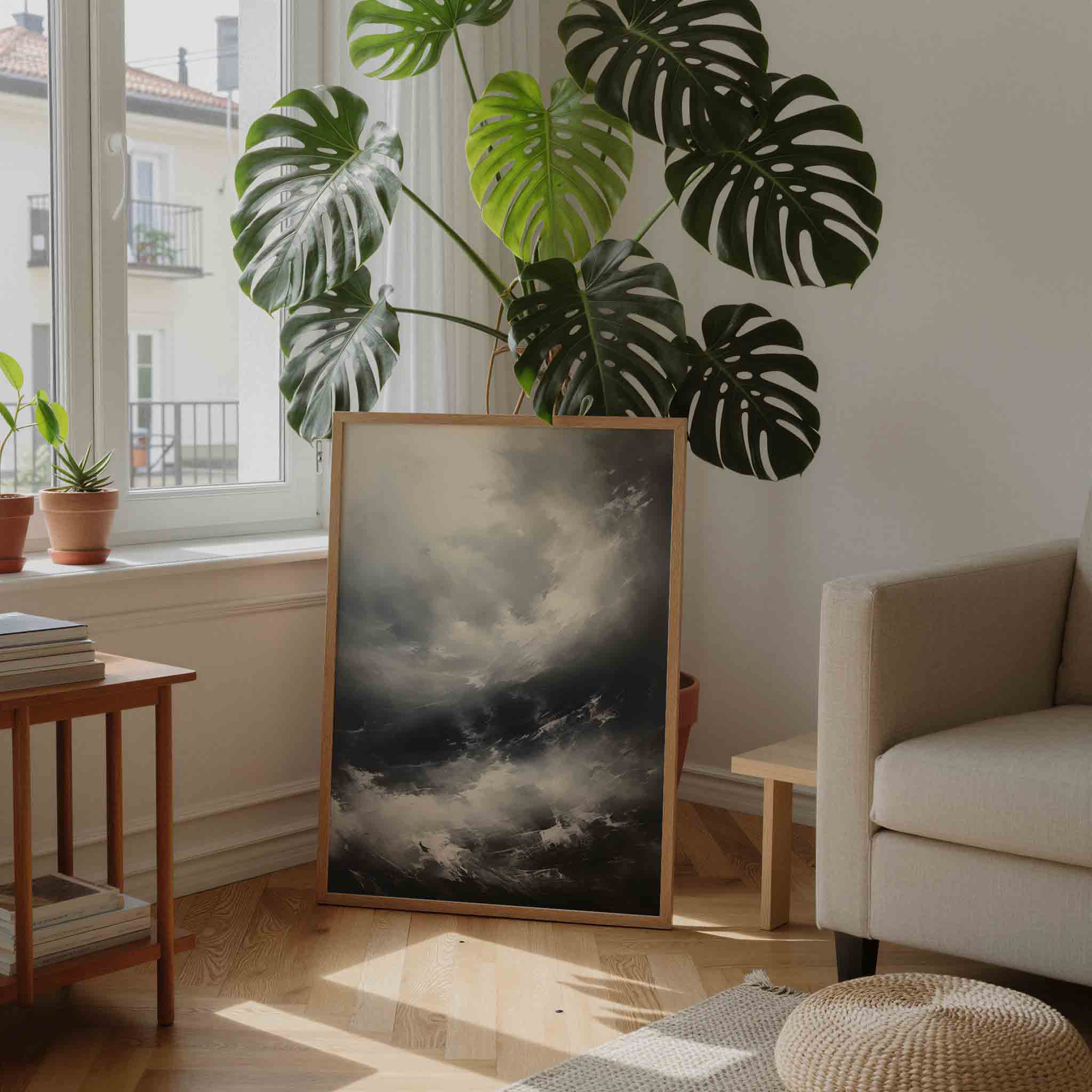 Dramatische wolkenlucht Poster
