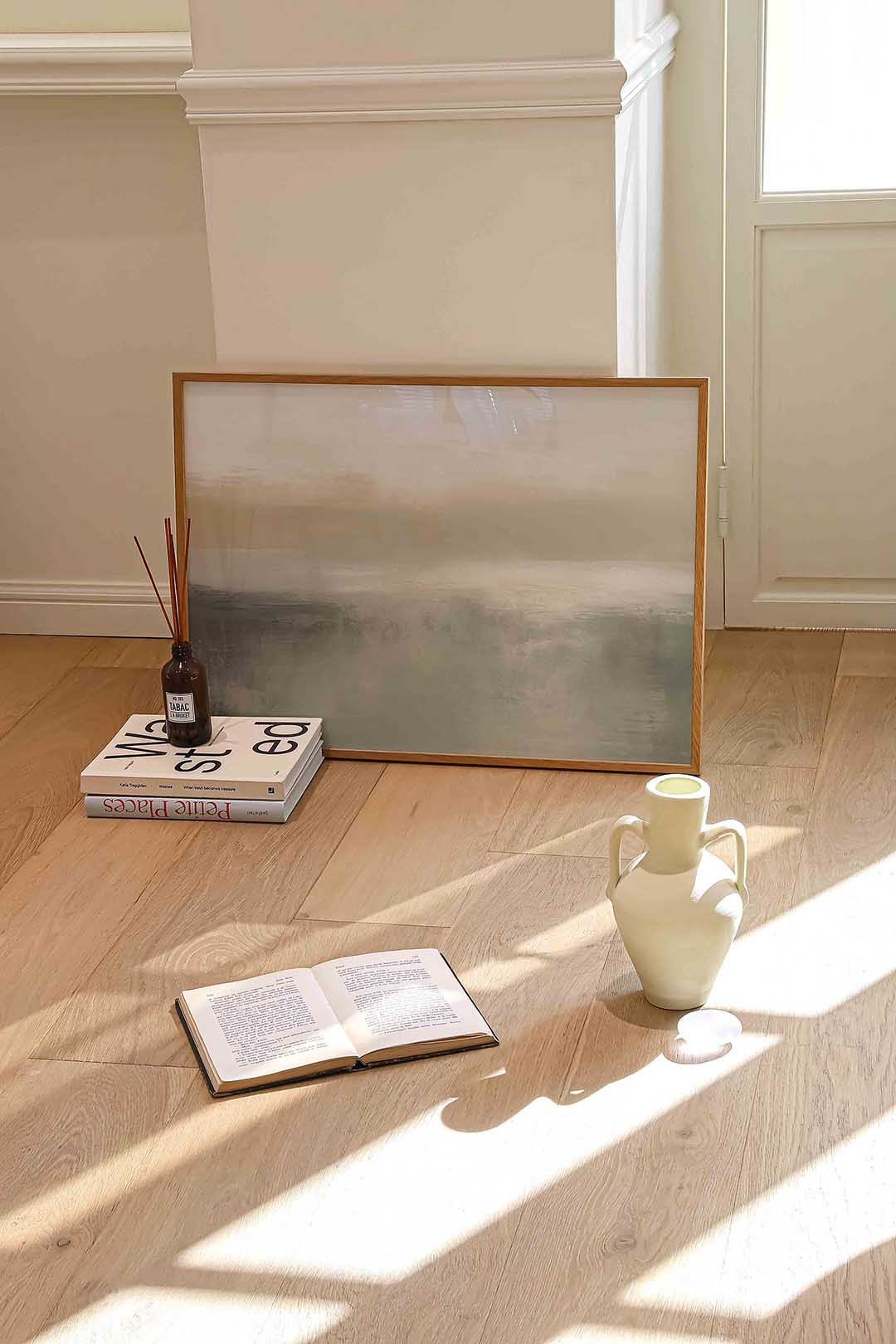 Abstracte landschapsweergave Poster