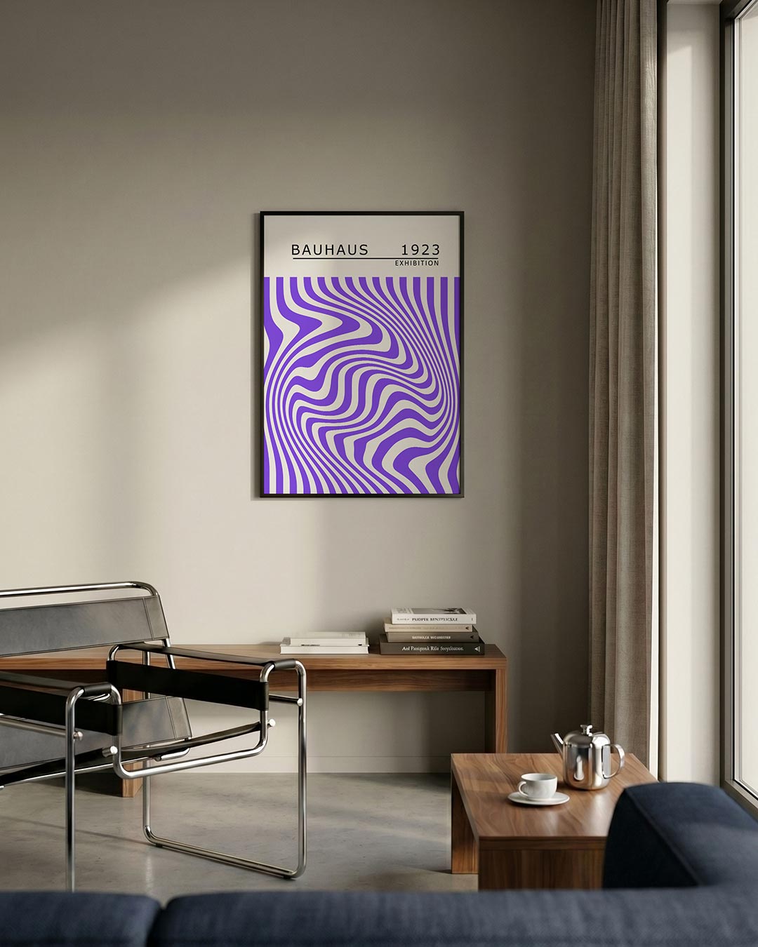 Golvend lijnenspel Poster