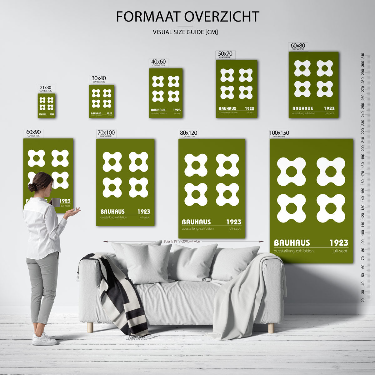Vormen en vlakken Poster