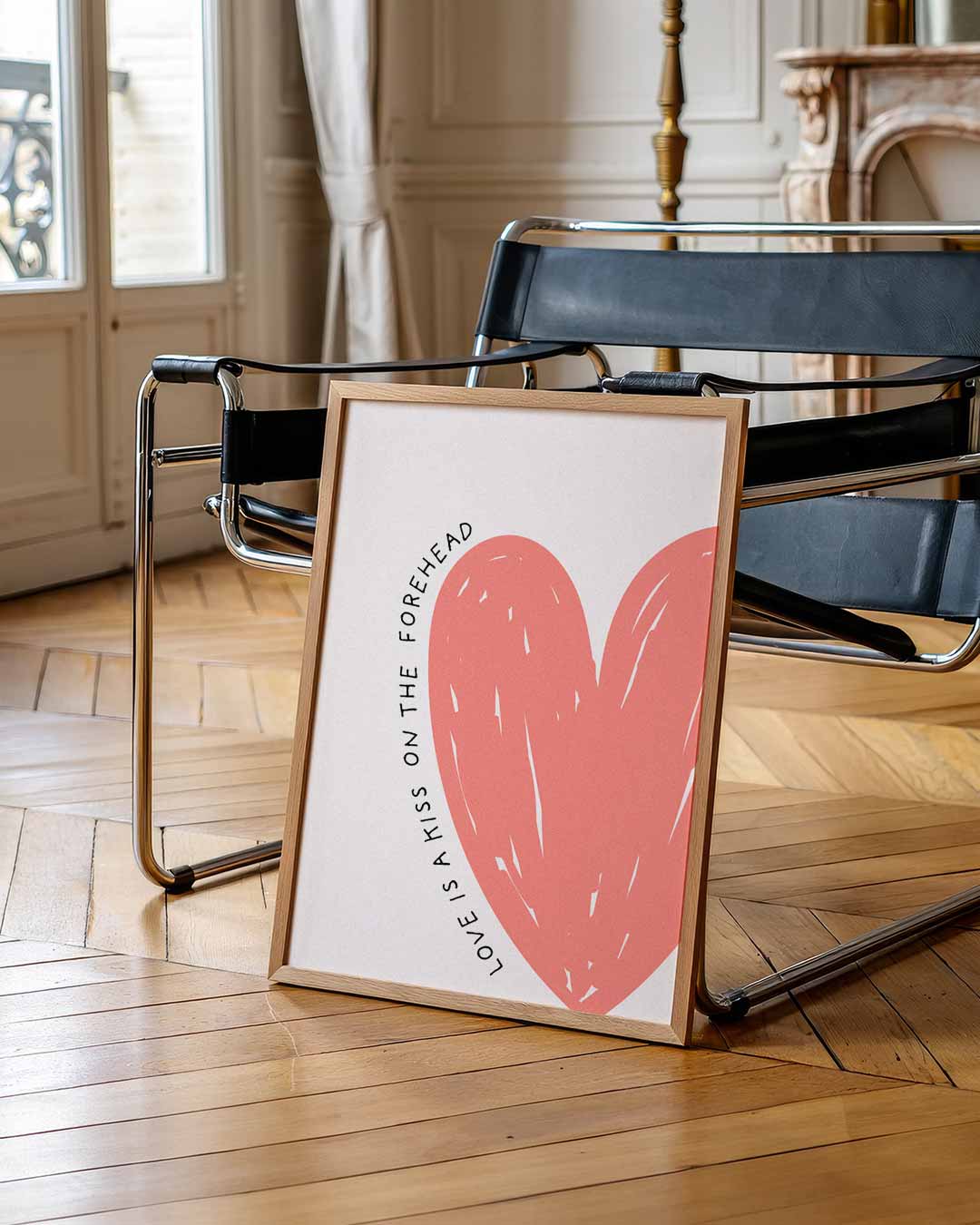 Liefdes Kus Poster-WallArtistic