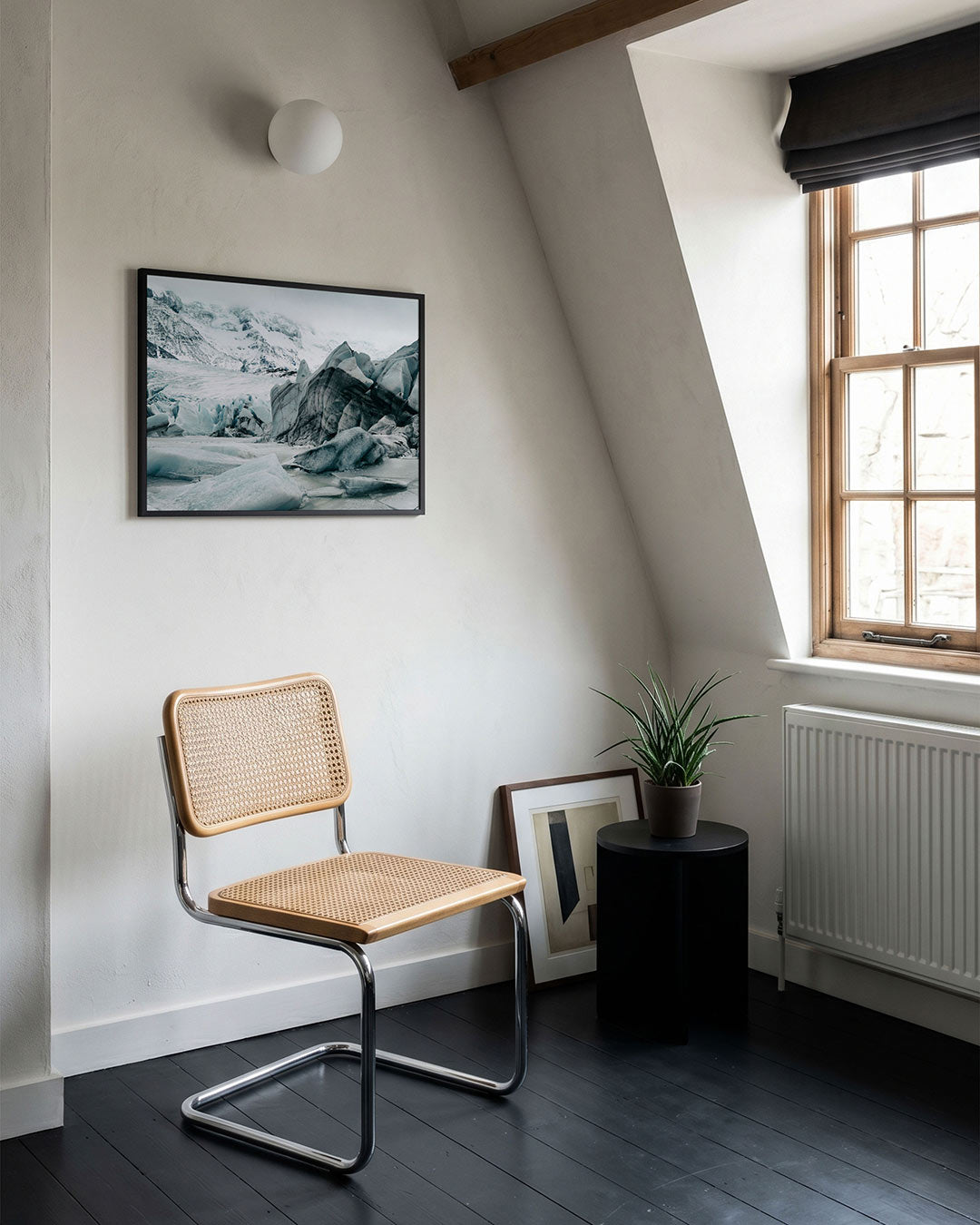 Ijslandschap met gletsjer Poster