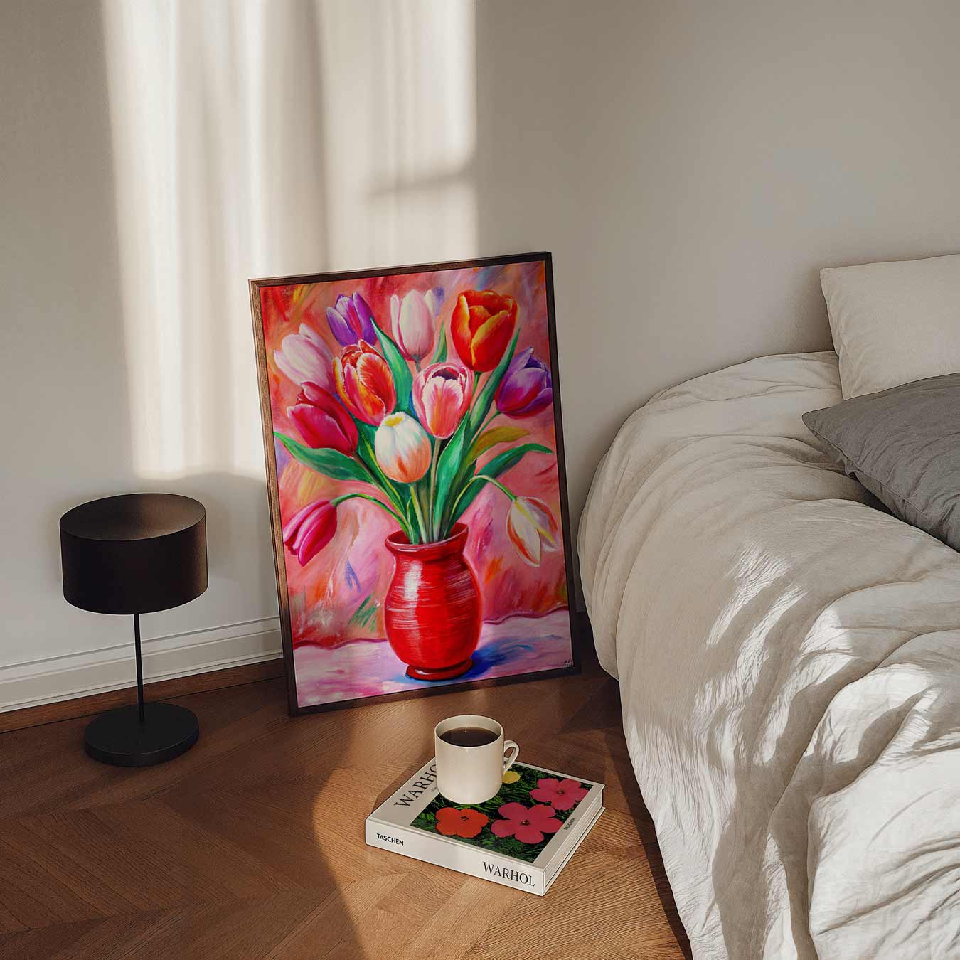 Levendige Tulpenpracht Poster-WallArtistic